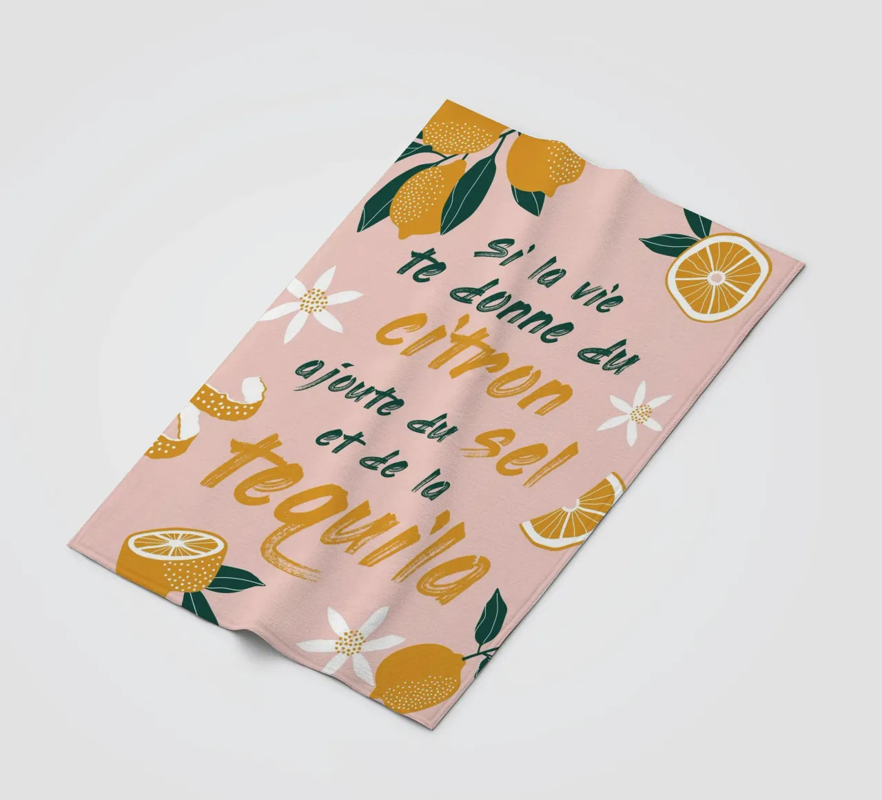 si la vie te donne du citron, ajoute du sel et de la tequila coperta in pile da alice