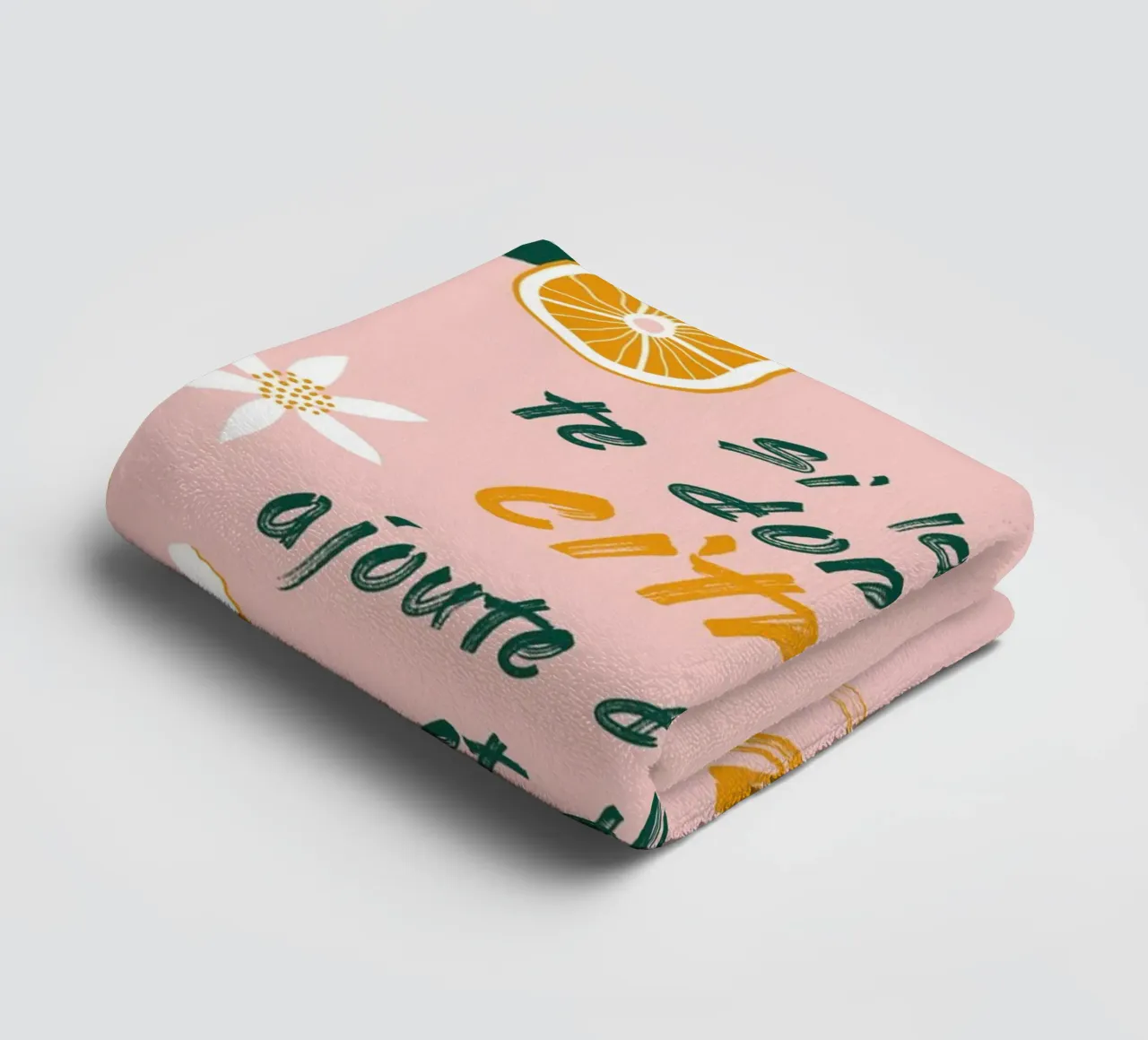 si la vie te donne du citron, ajoute du sel et de la tequila asciugamano da bagno da alice