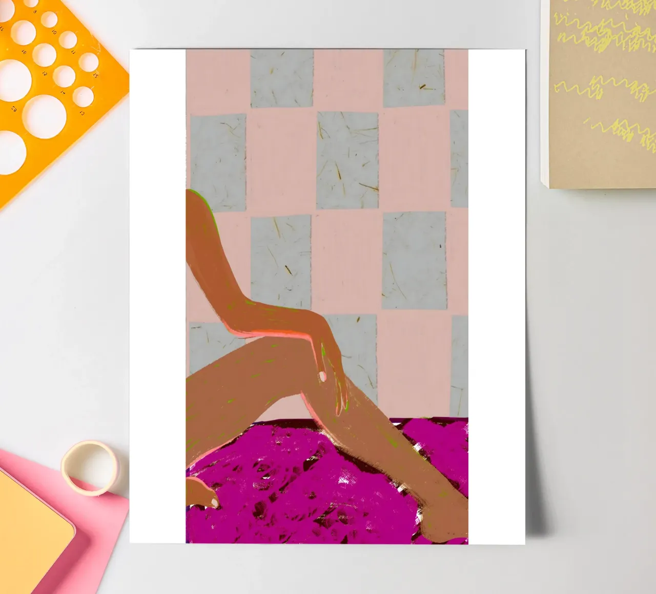 Checked Out sticker sheet by 83oranges.com