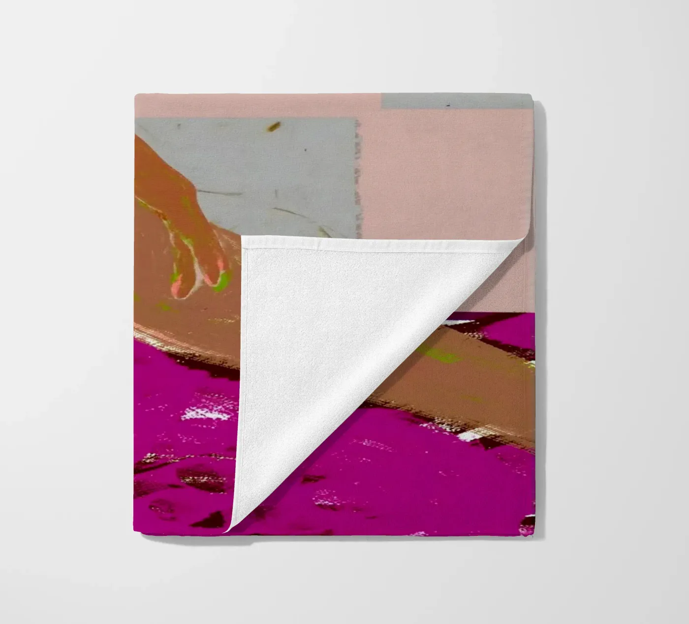 Checked Out beach towel by 83oranges.com