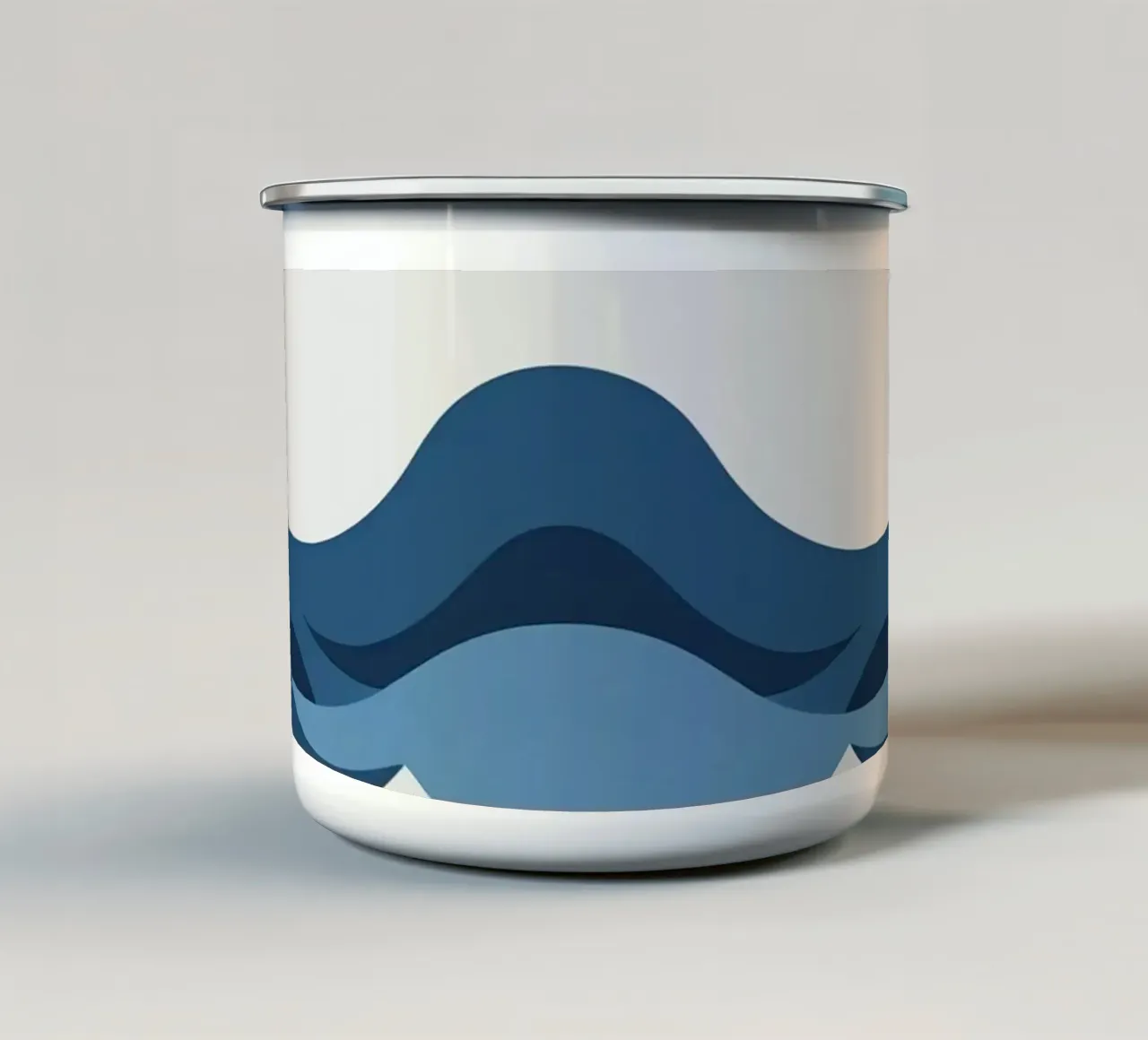 Tre forme d'onda tazza in smalto da LIFESTYLE OBJECTS