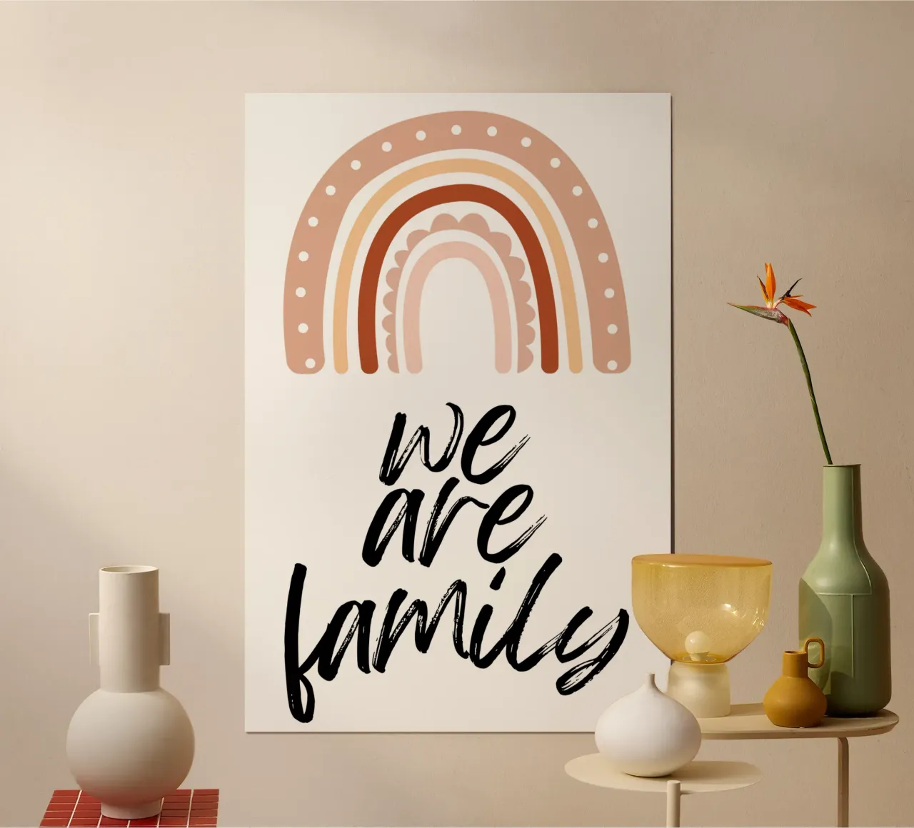 We are Family poster da NORDLICHT DESIGNS