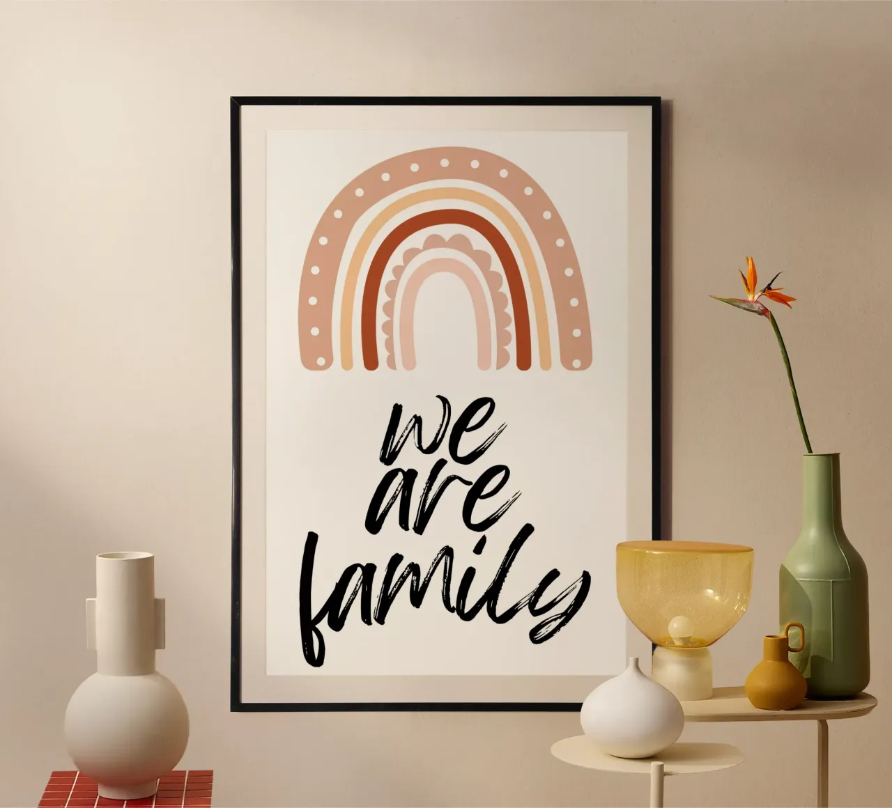 We are Family poster da NORDLICHT DESIGNS