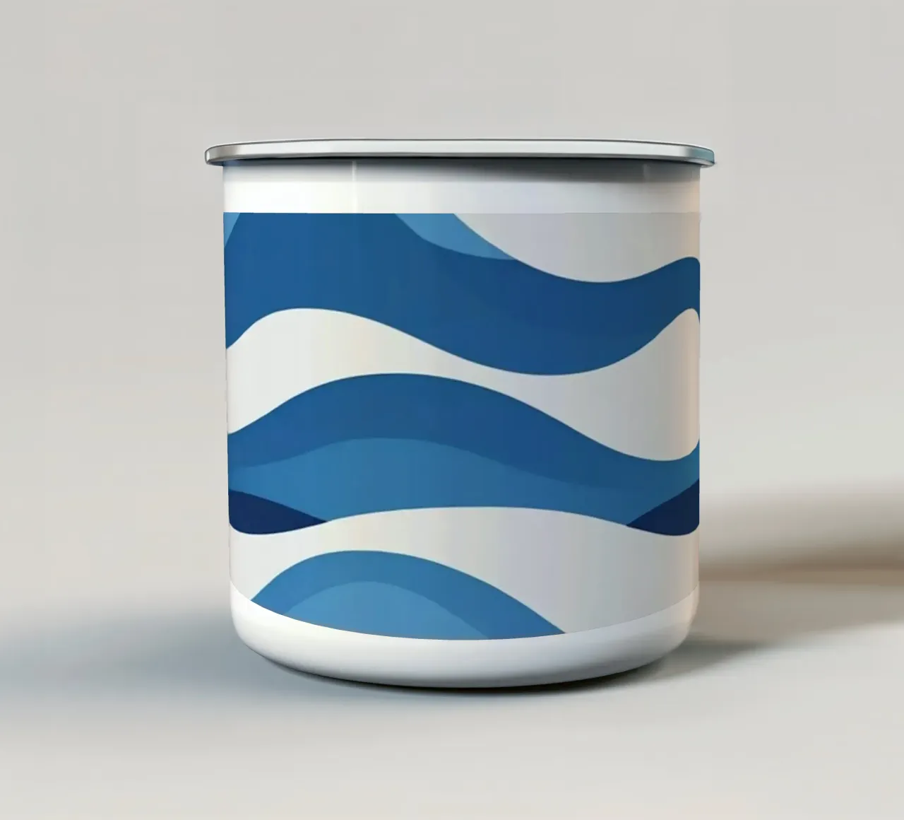 Tre forme d'onda tazza in smalto da LIFESTYLE OBJECTS