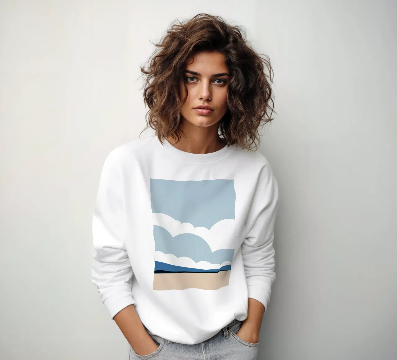 Semplice linea orizzontale che divide la composizione felpa da LIFESTYLE OBJECTS