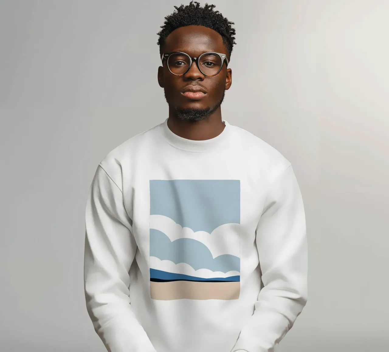 Semplice linea orizzontale che divide la composizione felpa da LIFESTYLE OBJECTS