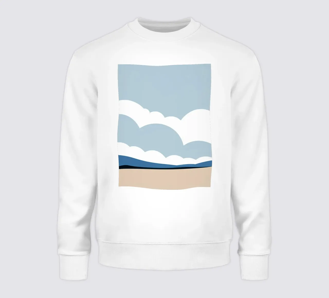 Semplice linea orizzontale che divide la composizione felpa da LIFESTYLE OBJECTS