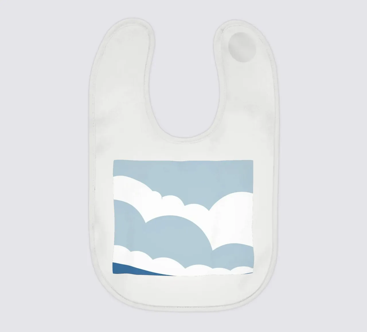 Semplice linea orizzontale che divide la composizione bavaglino da LIFESTYLE OBJECTS