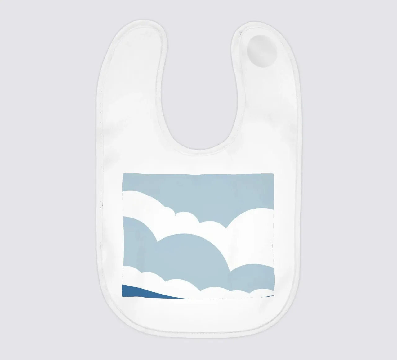 Semplice linea orizzontale che divide la composizione bavaglino da LIFESTYLE OBJECTS