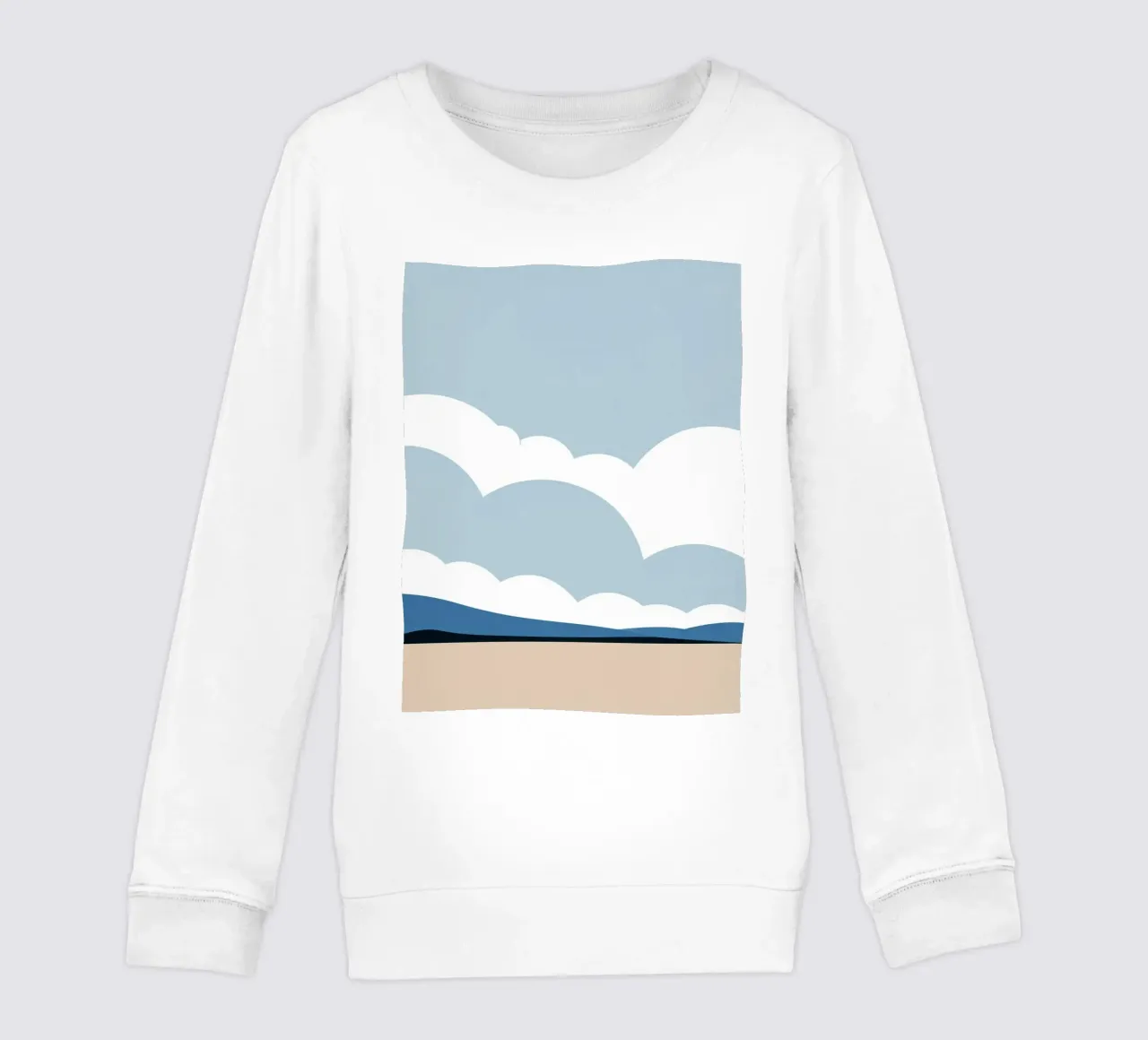 Semplice linea orizzontale che divide la composizione felpa bambino da LIFESTYLE OBJECTS