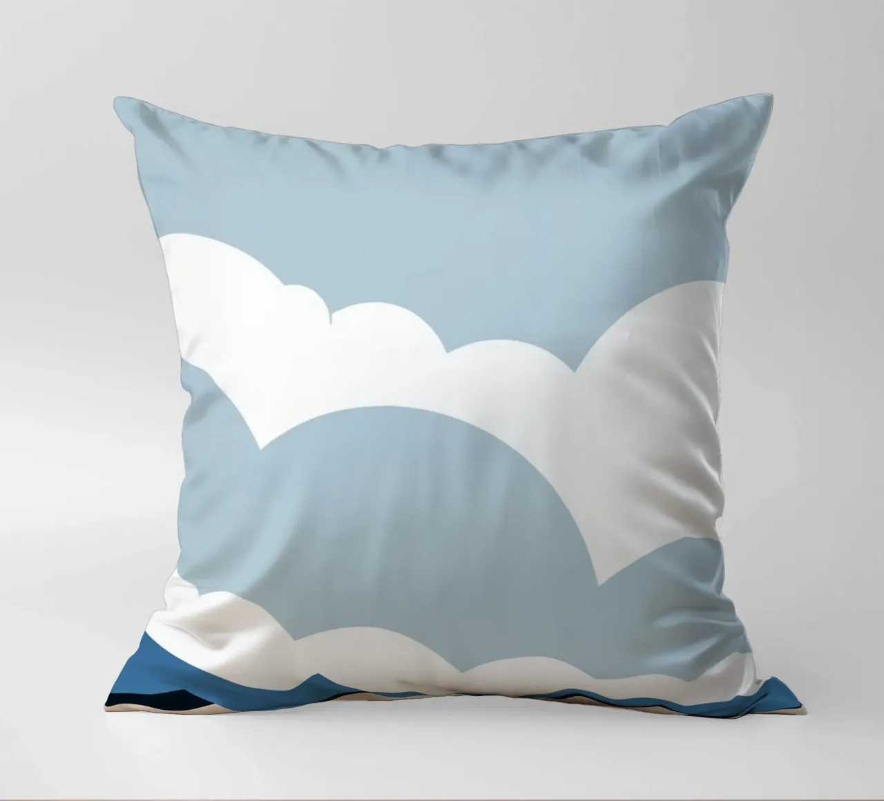 Semplice linea orizzontale che divide la composizione cuscino da LIFESTYLE OBJECTS