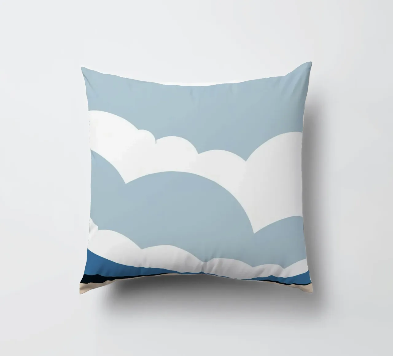 Semplice linea orizzontale che divide la composizione cuscino da LIFESTYLE OBJECTS