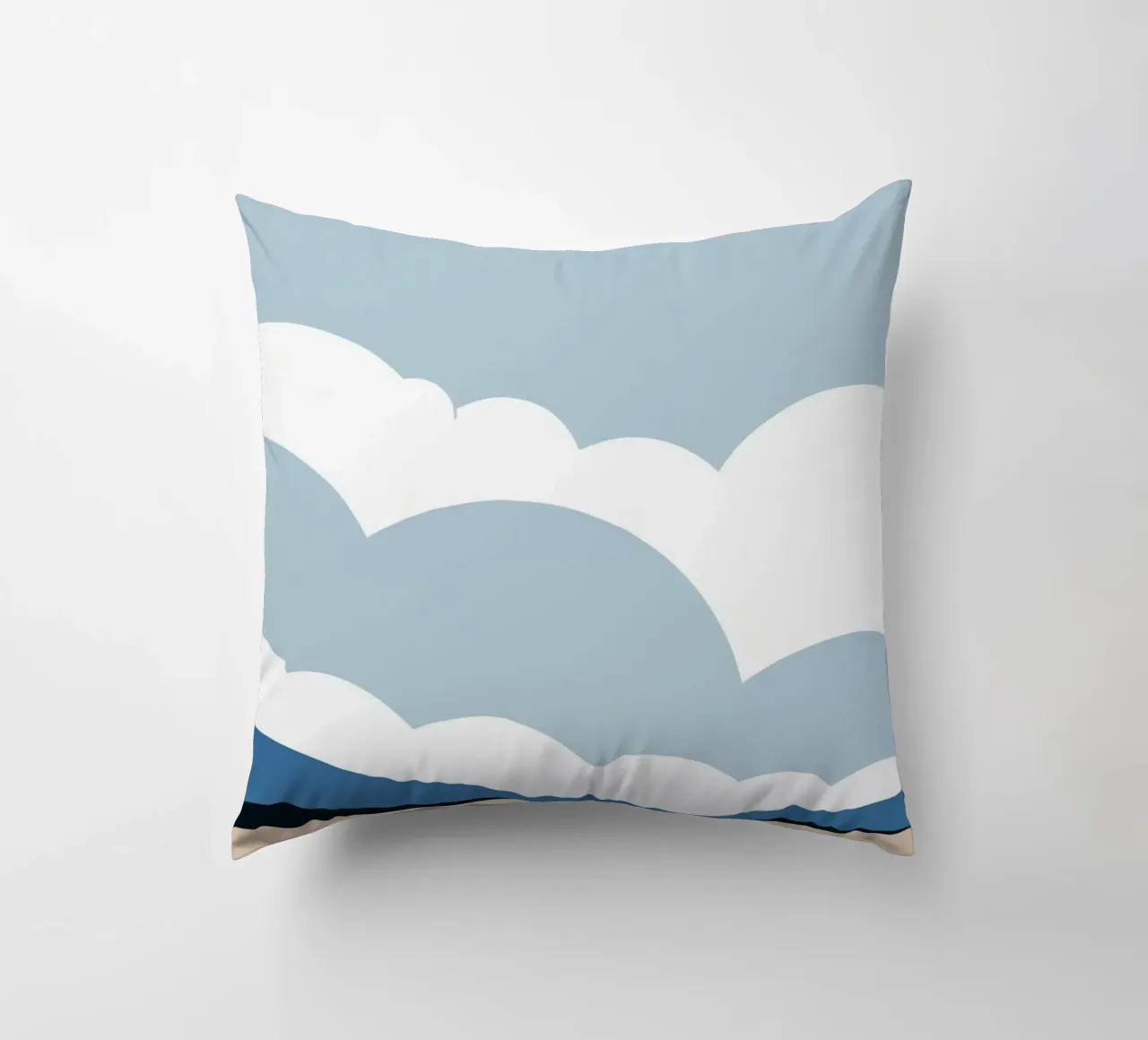 Semplice linea orizzontale che divide la composizione cuscino da LIFESTYLE OBJECTS