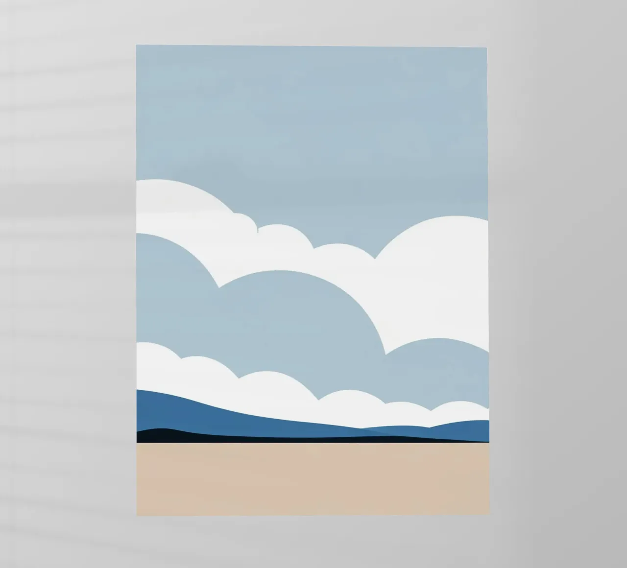 Semplice linea orizzontale che divide la composizione pellicola backlit da LIFESTYLE OBJECTS