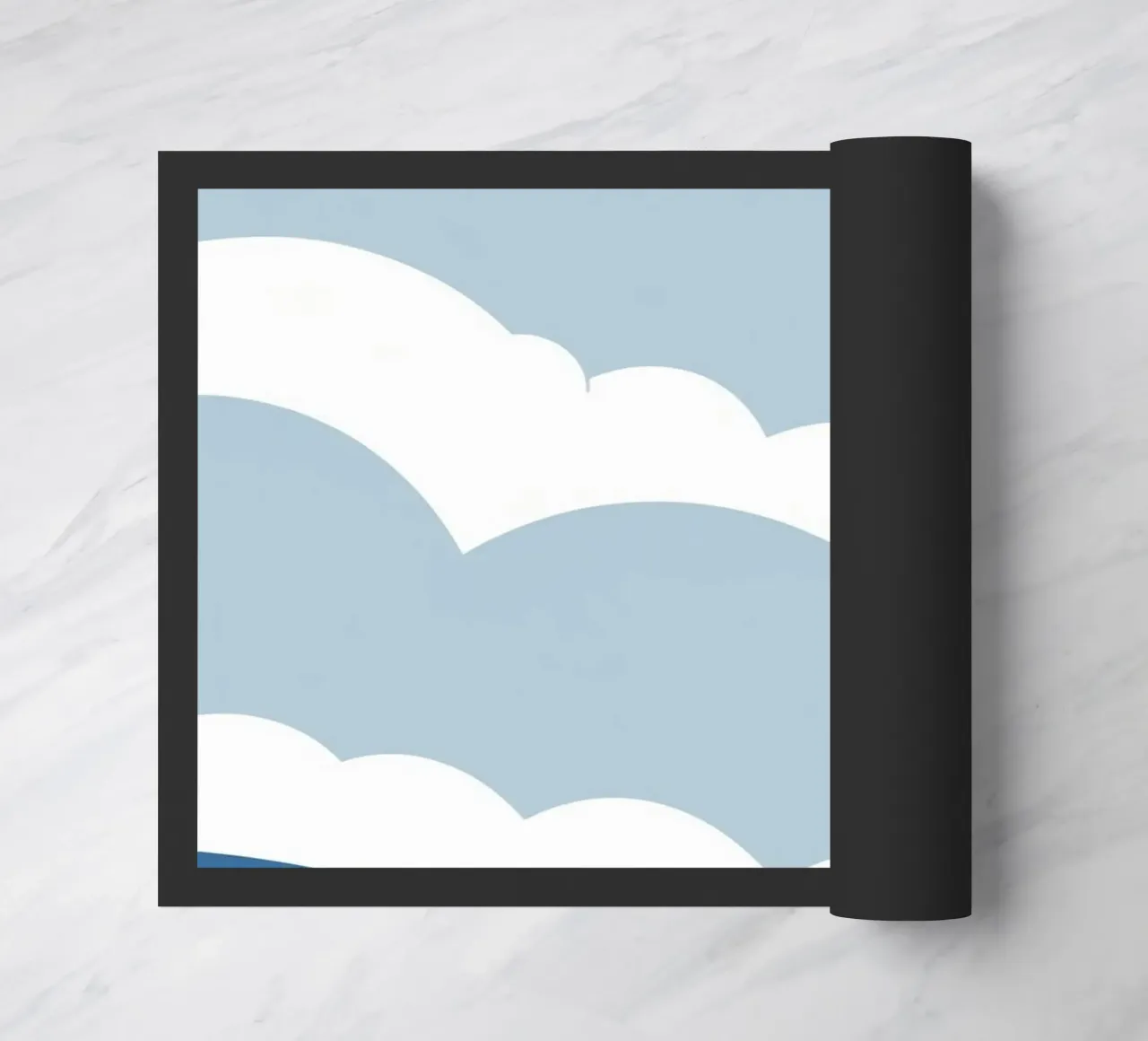 Semplice linea orizzontale che divide la composizione zerbino da LIFESTYLE OBJECTS