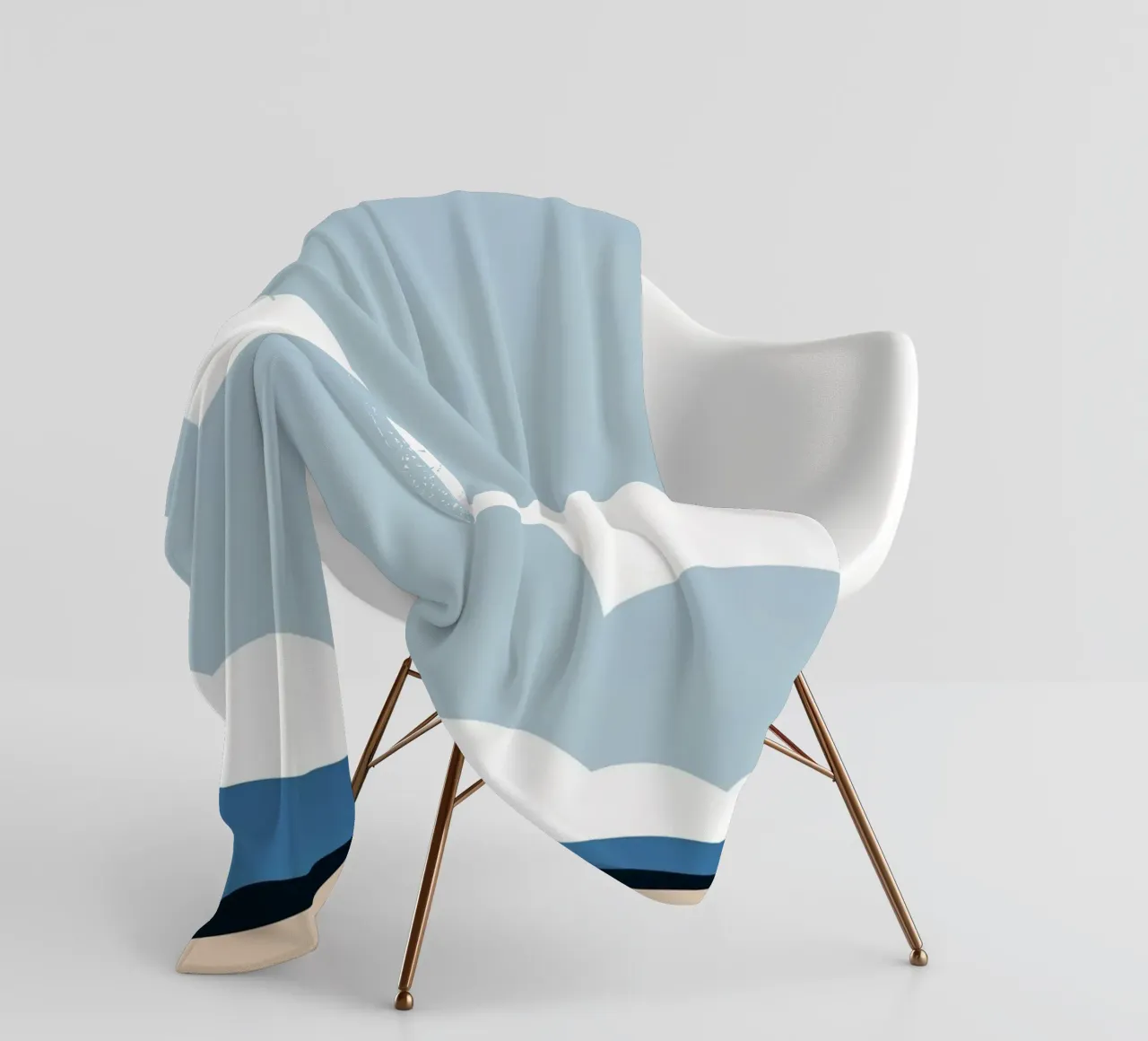 Semplice linea orizzontale che divide la composizione coperta in pile da LIFESTYLE OBJECTS