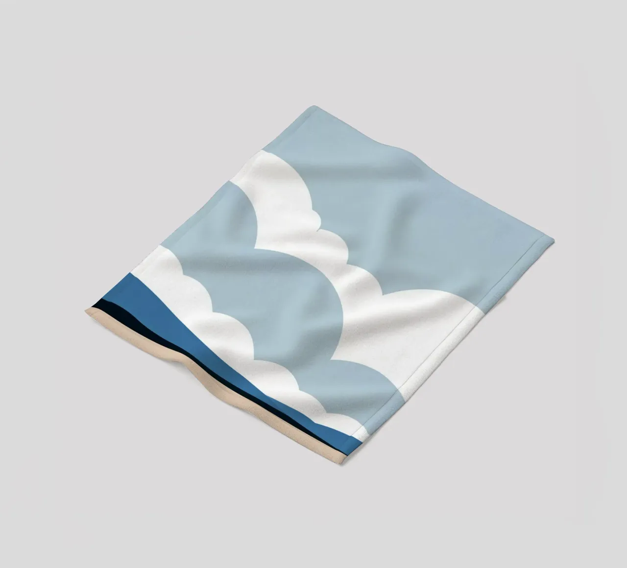 Semplice linea orizzontale che divide la composizione coperta in pile da LIFESTYLE OBJECTS