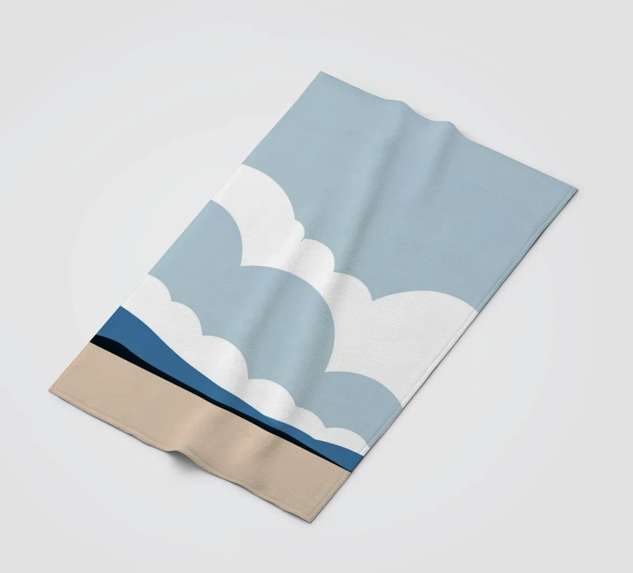 Semplice linea orizzontale che divide la composizione coperta in pile da LIFESTYLE OBJECTS