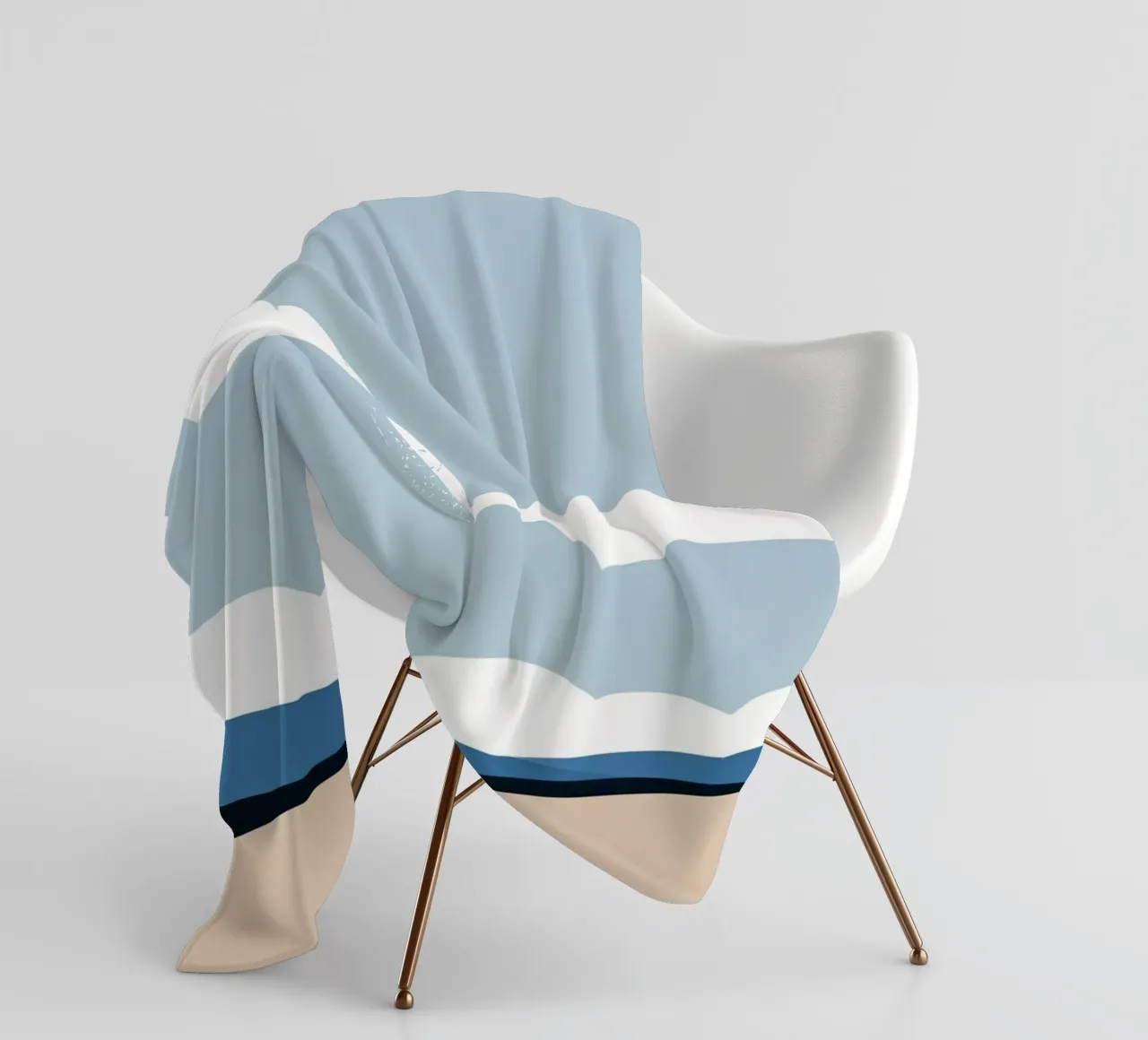 Semplice linea orizzontale che divide la composizione coperta in pile da LIFESTYLE OBJECTS