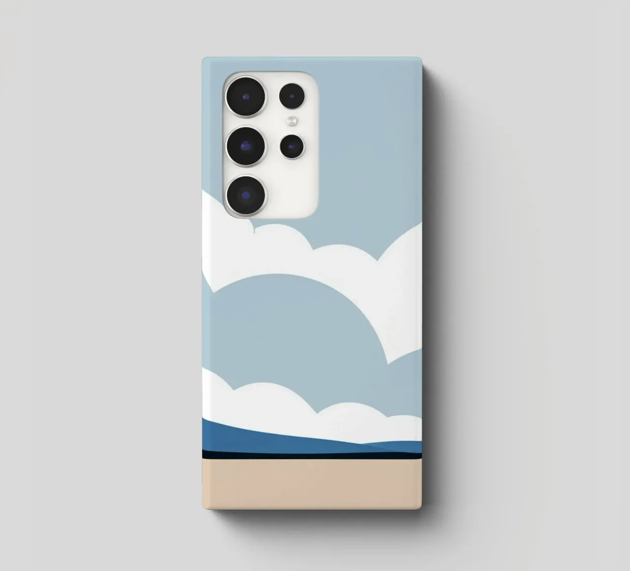 Semplice linea orizzontale che divide la composizione cover samsung da LIFESTYLE OBJECTS