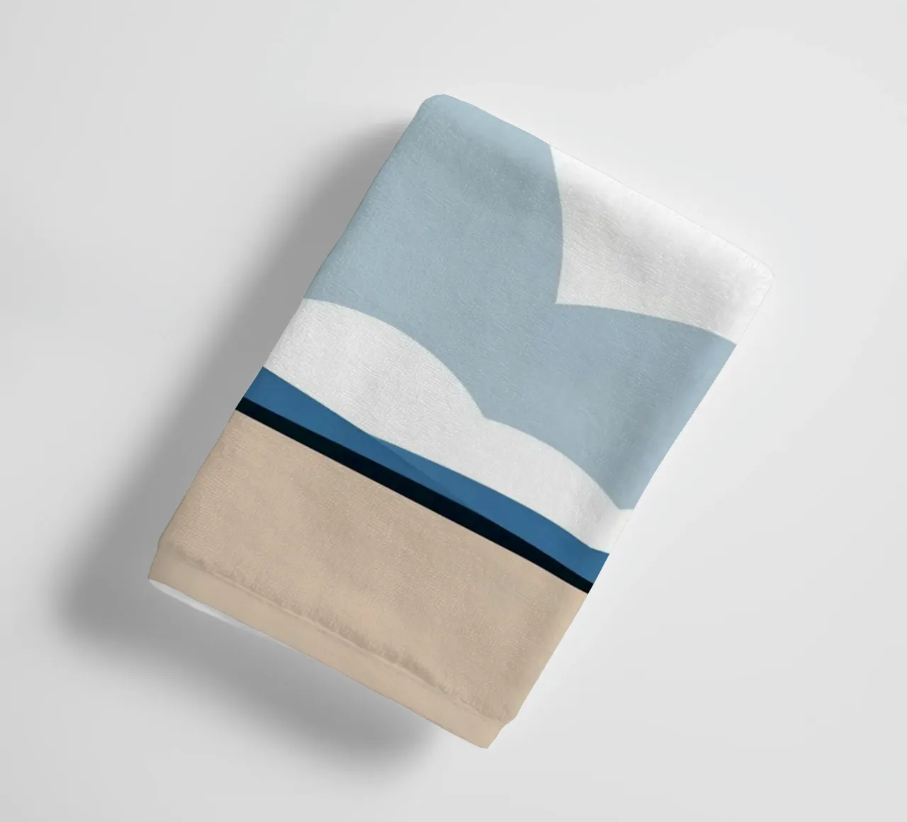 Semplice linea orizzontale che divide la composizione asciugamano da bagno da LIFESTYLE OBJECTS