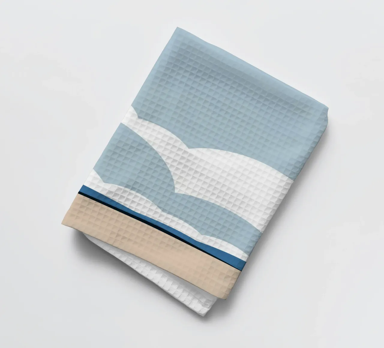 Ligne horizontale simple divisant la composition torchon de LIFESTYLE OBJECTS