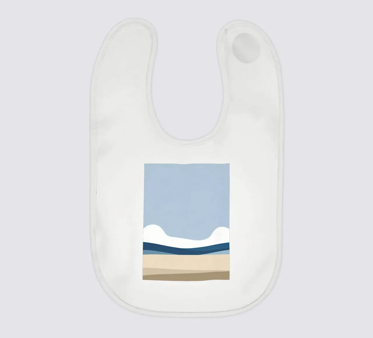 Semplice linea orizzontale che divide la composizione bavaglino da LIFESTYLE OBJECTS