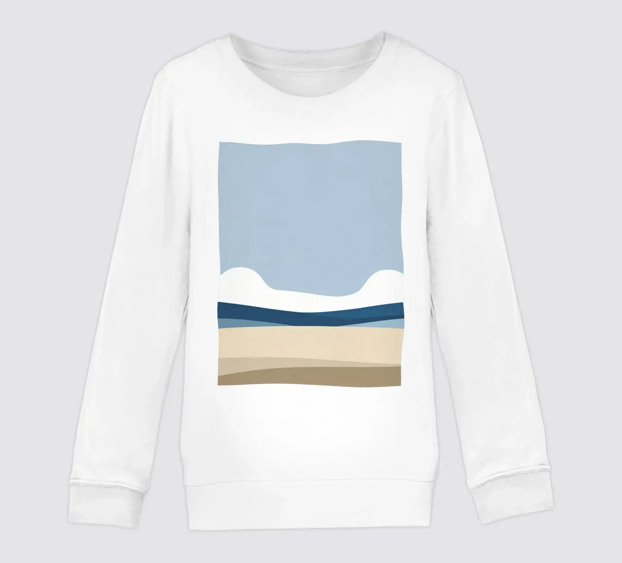 Semplice linea orizzontale che divide la composizione felpa bambino da LIFESTYLE OBJECTS
