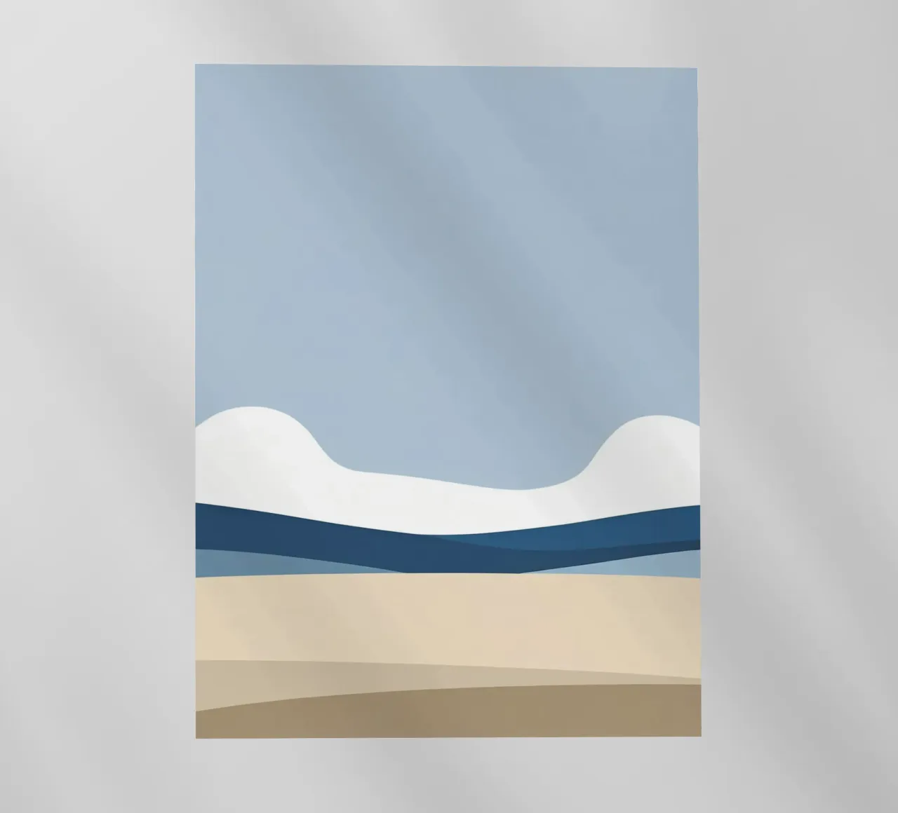 Semplice linea orizzontale che divide la composizione pellicola backlit da LIFESTYLE OBJECTS