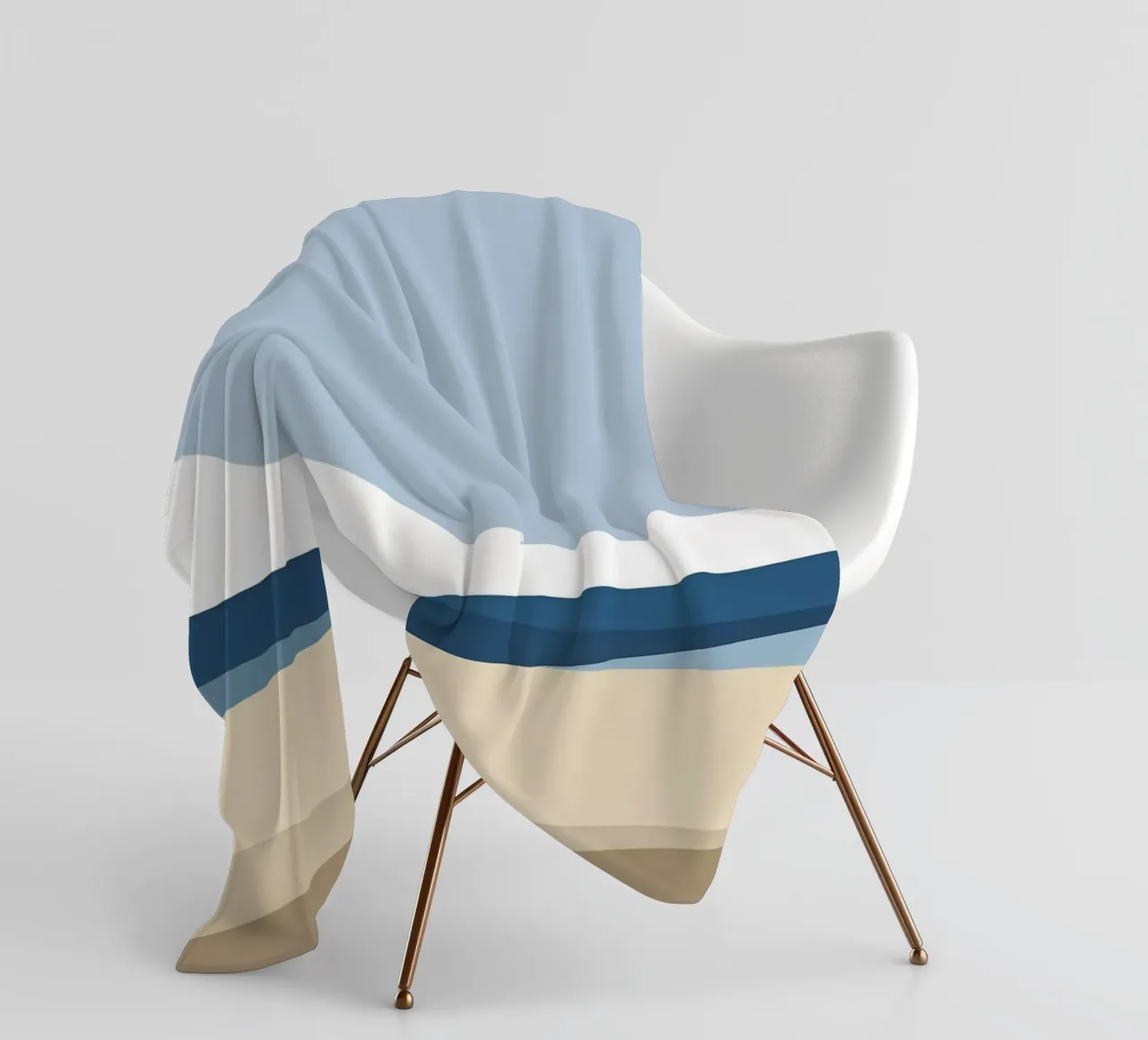 Semplice linea orizzontale che divide la composizione coperta in pile da LIFESTYLE OBJECTS