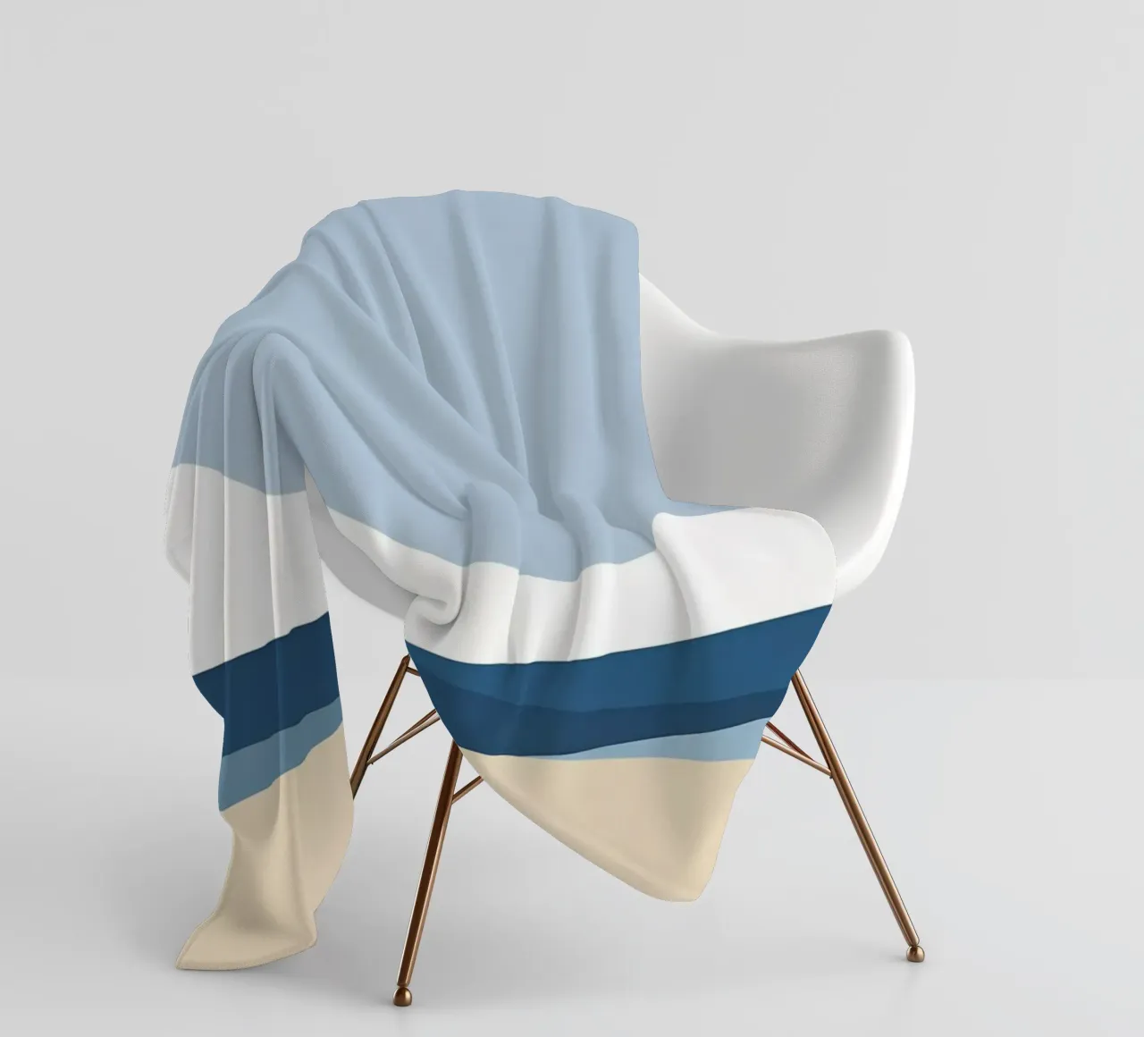 Semplice linea orizzontale che divide la composizione coperta in pile da LIFESTYLE OBJECTS