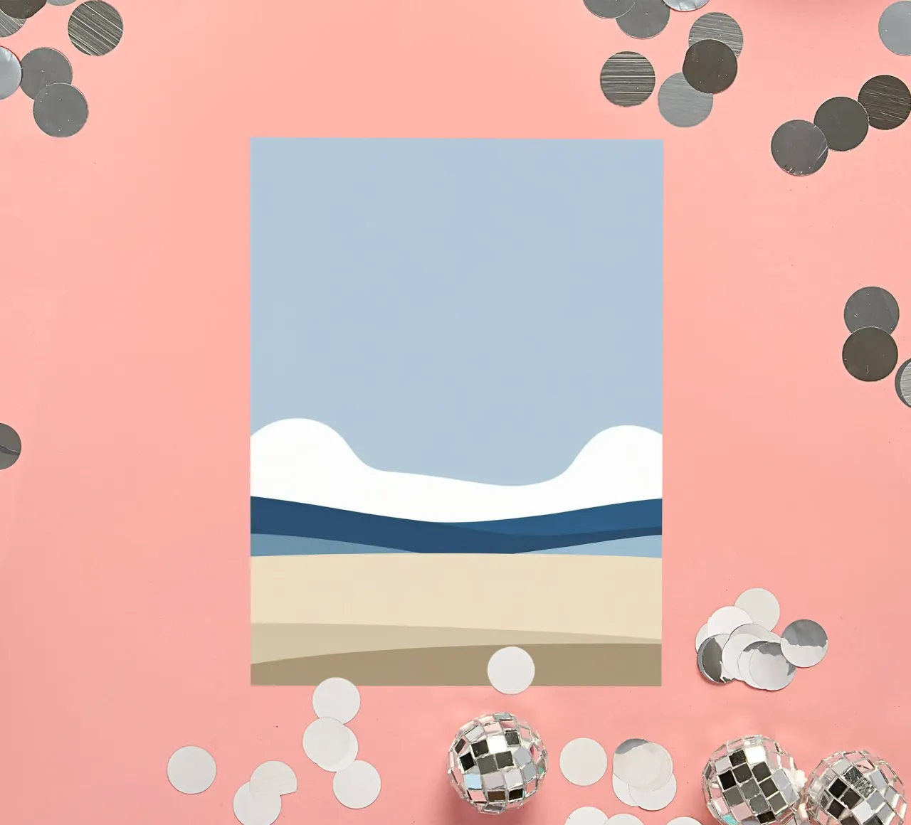 Semplice linea orizzontale che divide la composizione adesivo da LIFESTYLE OBJECTS