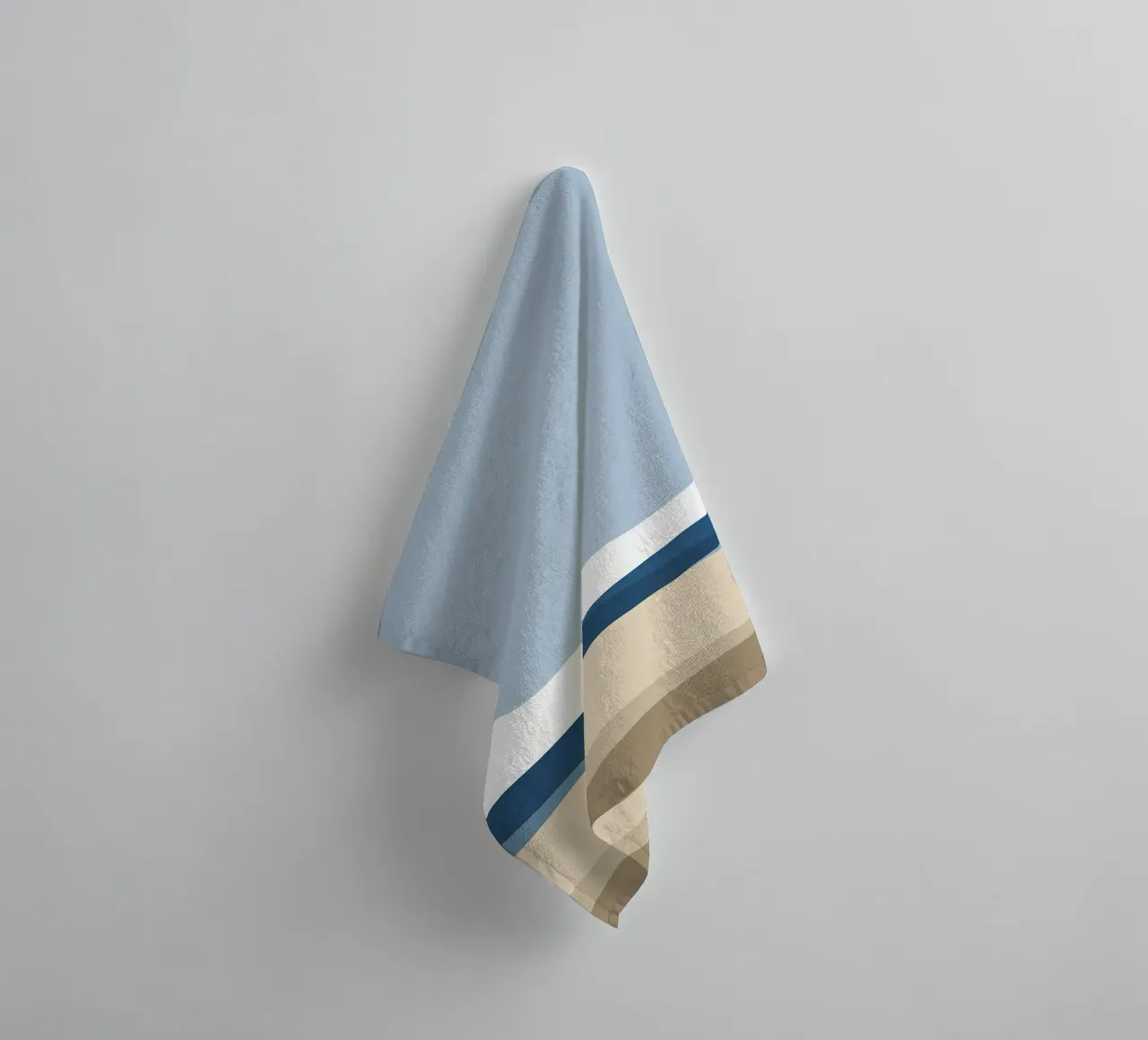 Simple horizontal line dividing composition towel by LIFESTYLE OBJECTS