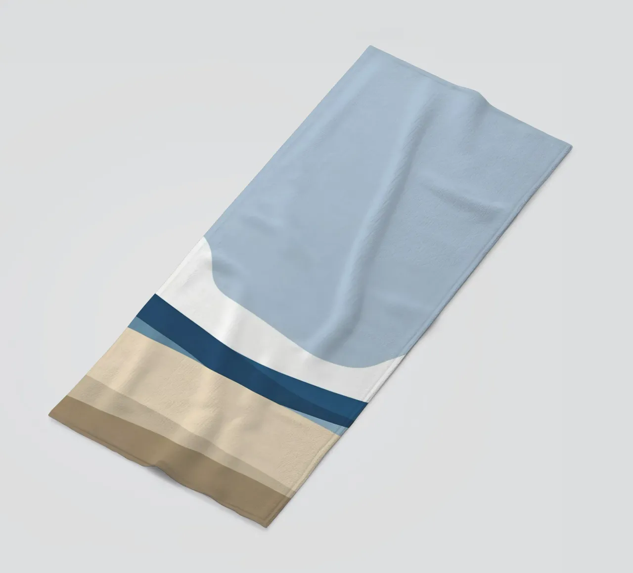 Semplice linea orizzontale che divide la composizione telo mare da LIFESTYLE OBJECTS