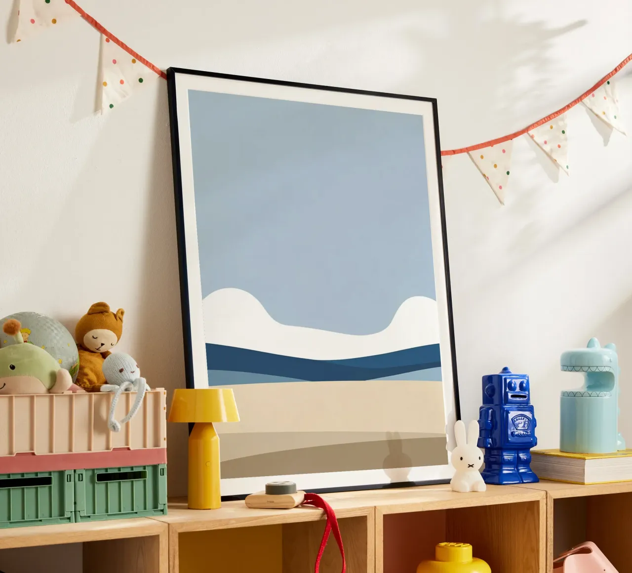 Semplice linea orizzontale che divide la composizione carta hahnemühle da LIFESTYLE OBJECTS