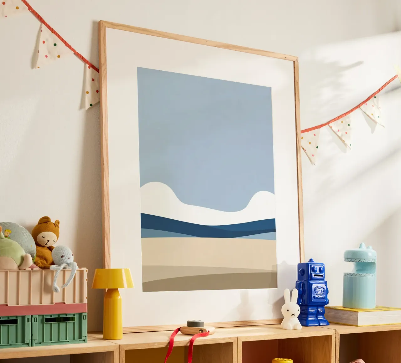 Semplice linea orizzontale che divide la composizione carta hahnemühle da LIFESTYLE OBJECTS
