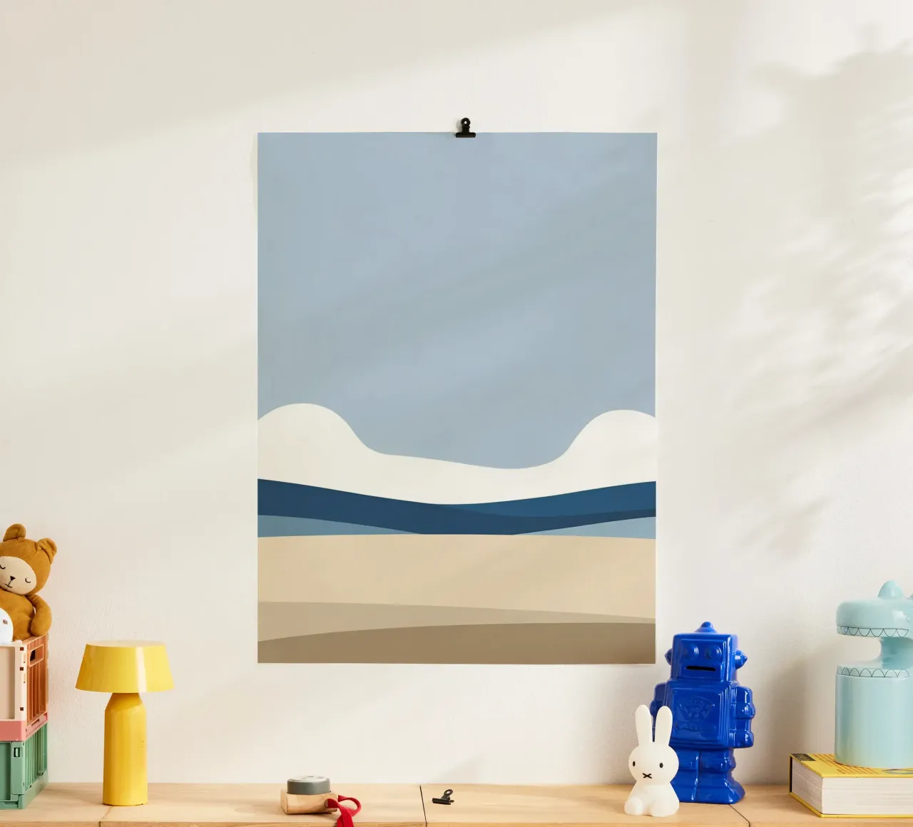 Semplice linea orizzontale che divide la composizione carta hahnemühle da LIFESTYLE OBJECTS