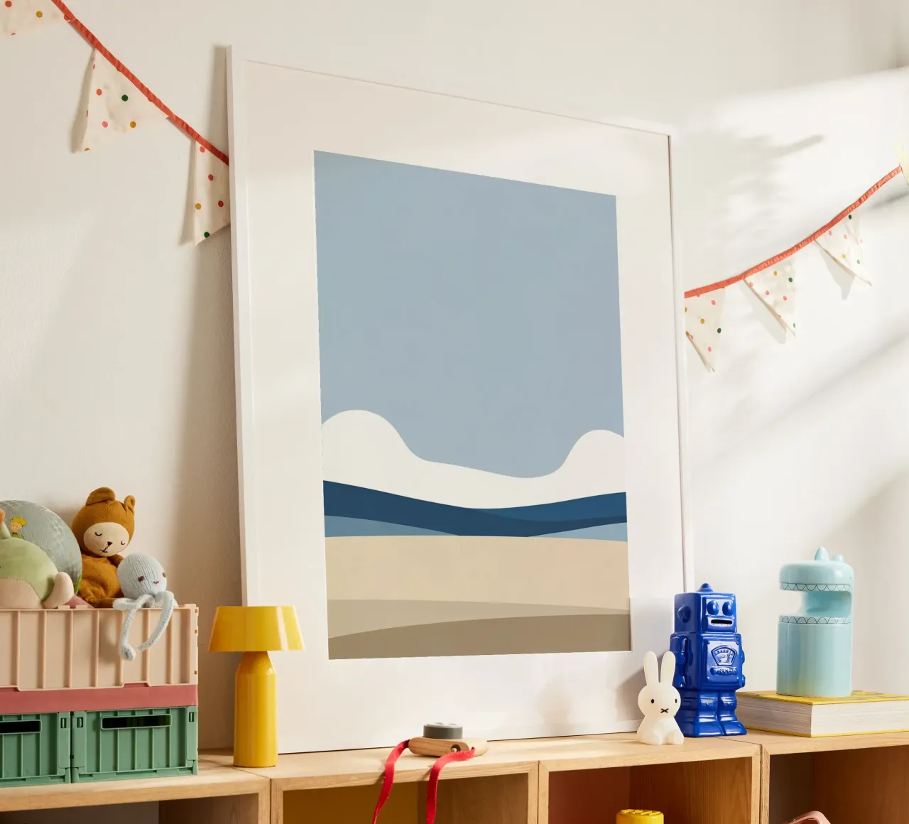 Semplice linea orizzontale che divide la composizione carta hahnemühle da LIFESTYLE OBJECTS