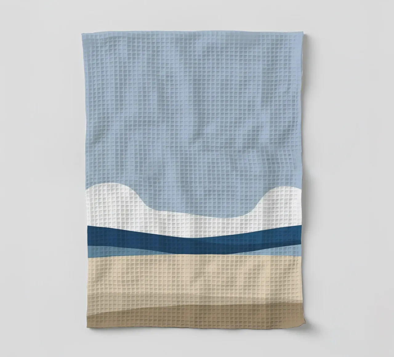Ligne horizontale simple divisant la composition torchon de LIFESTYLE OBJECTS