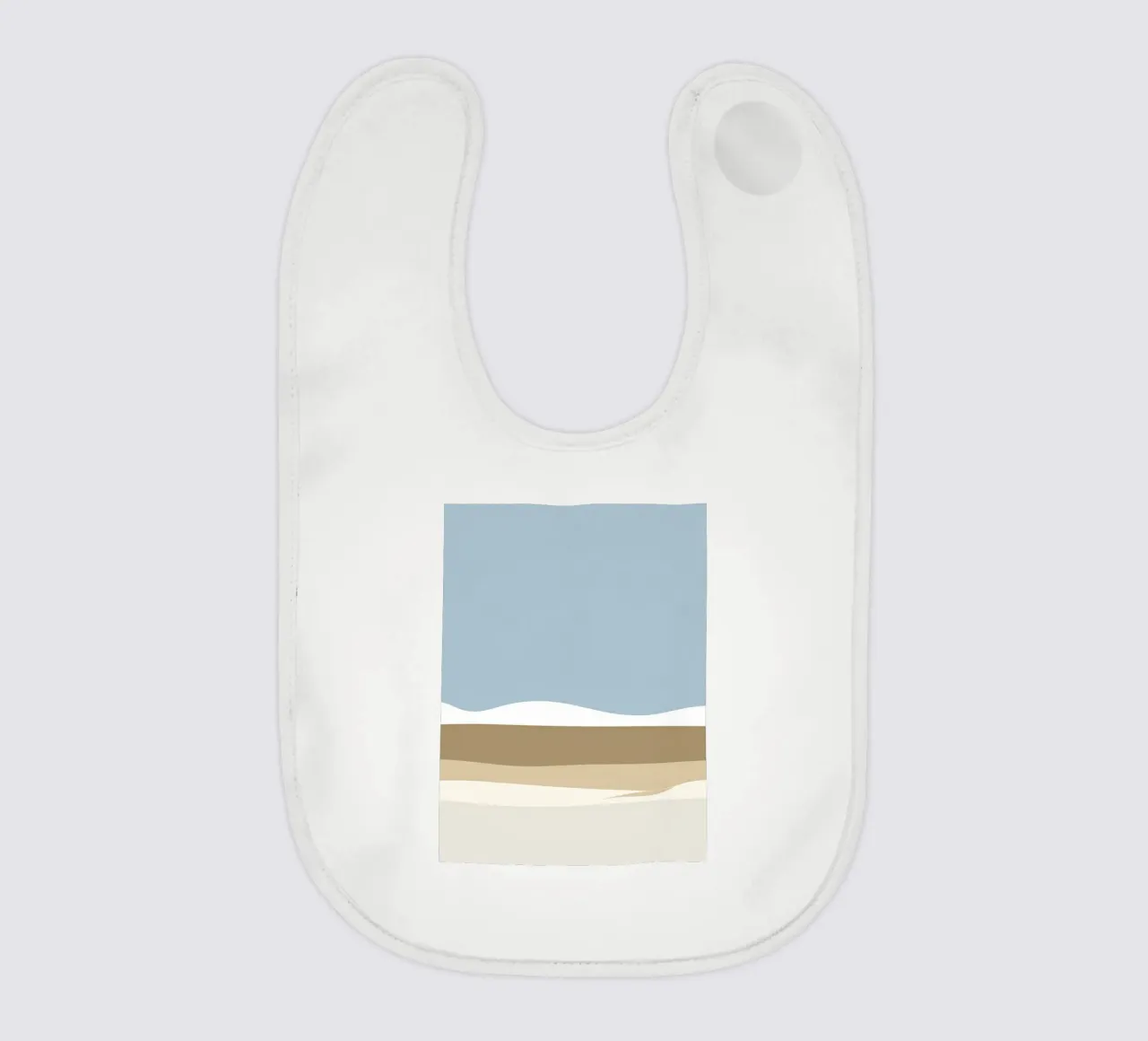 Semplice linea orizzontale che divide la composizione bavaglino da LIFESTYLE OBJECTS