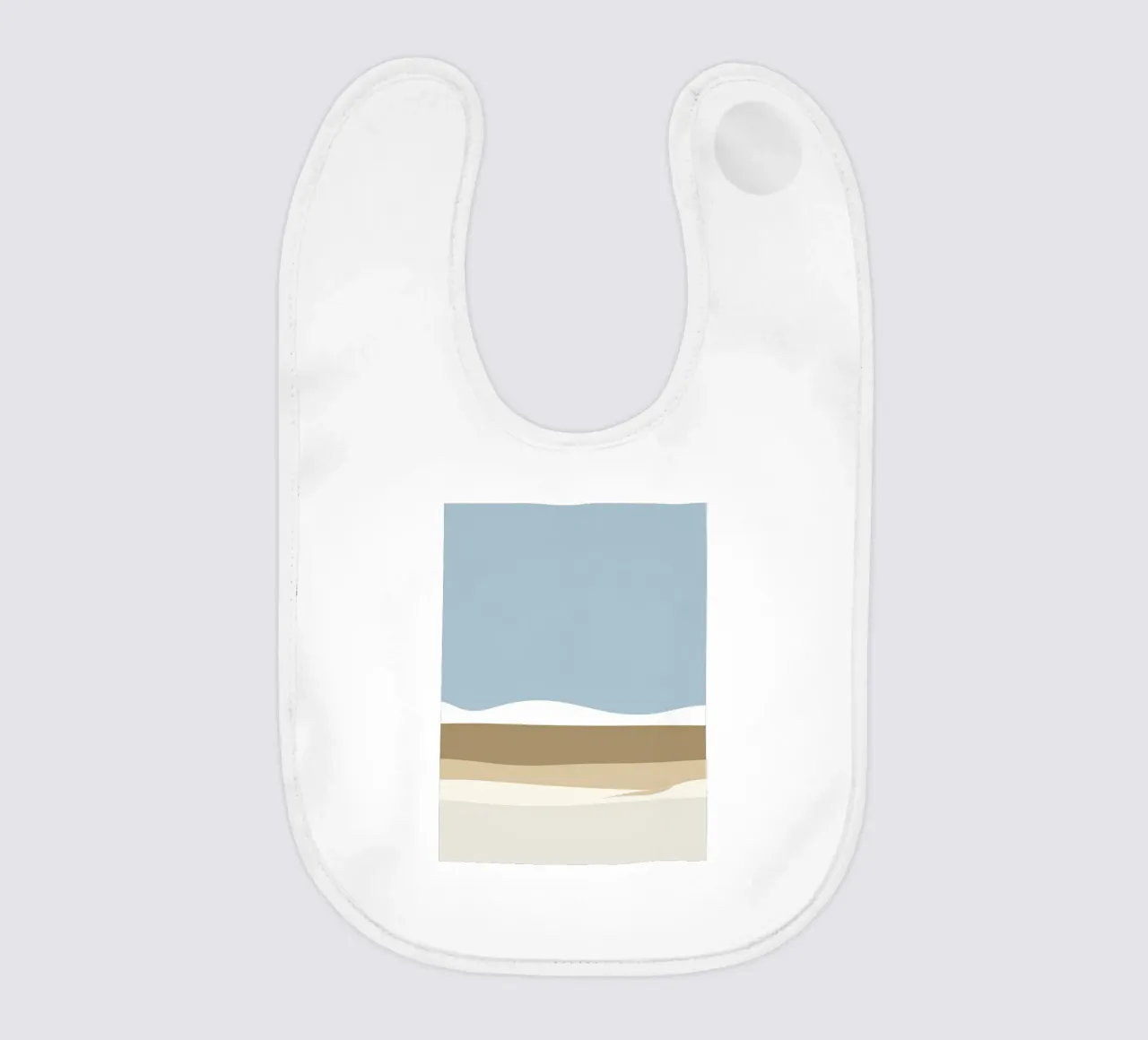 Semplice linea orizzontale che divide la composizione bavaglino da LIFESTYLE OBJECTS