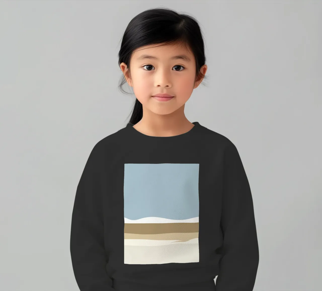 Semplice linea orizzontale che divide la composizione felpa bambino da LIFESTYLE OBJECTS