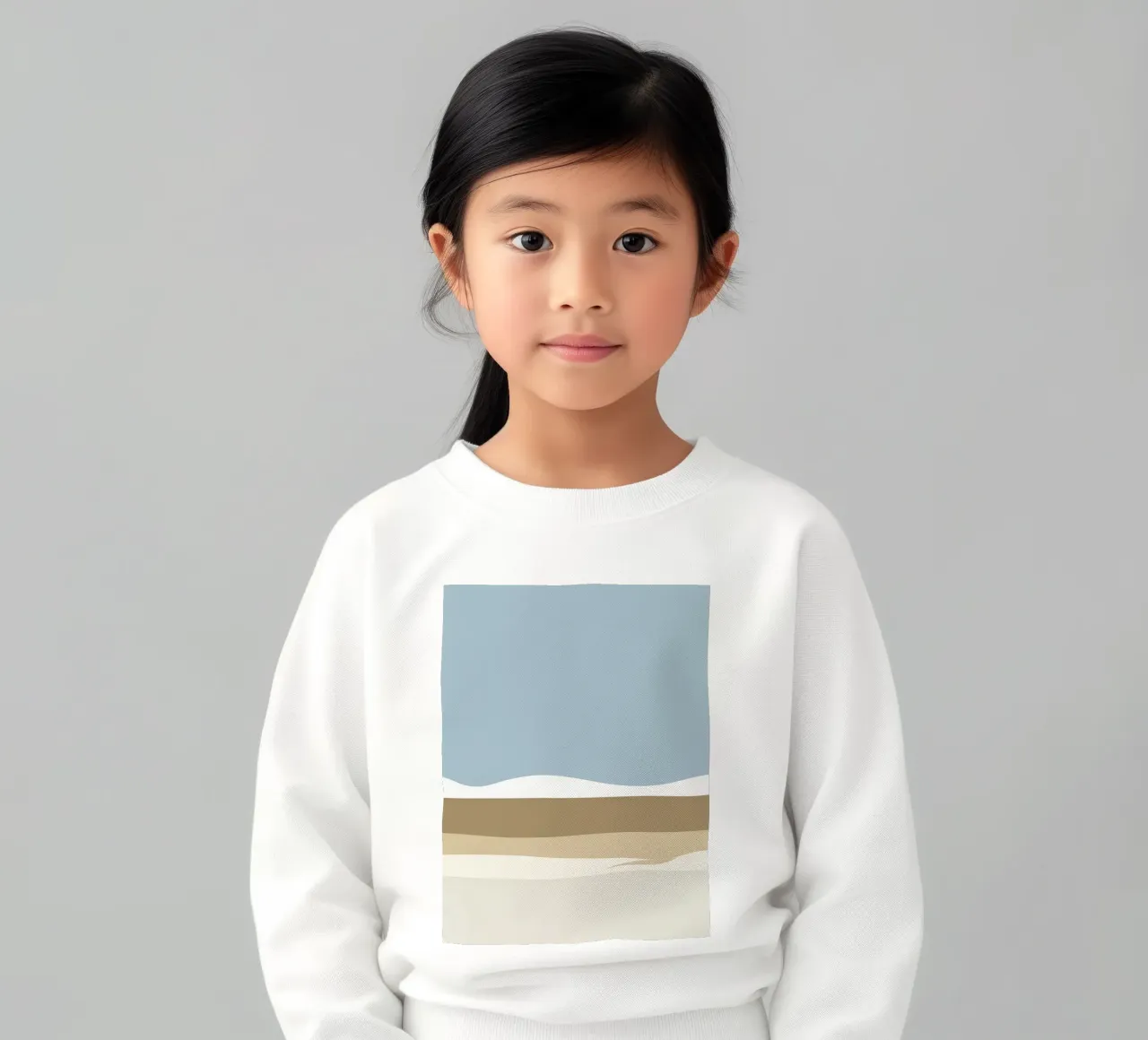 Semplice linea orizzontale che divide la composizione felpa bambino da LIFESTYLE OBJECTS