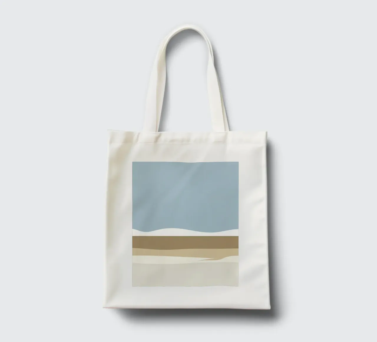 Semplice linea orizzontale che divide la composizione borsa in juta da LIFESTYLE OBJECTS