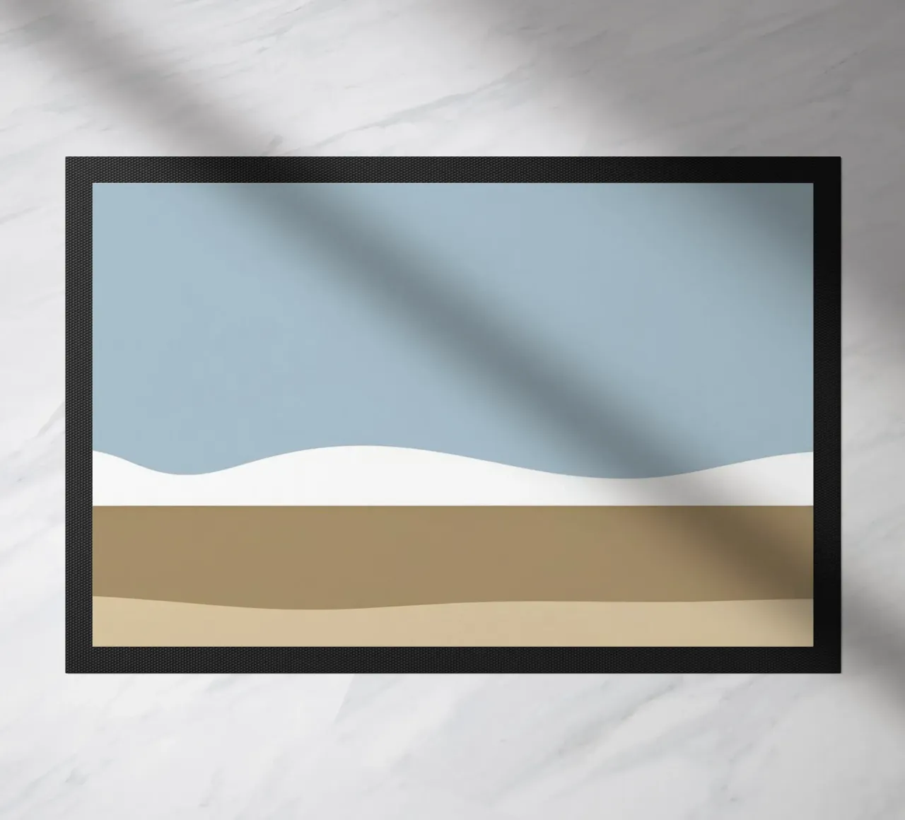 Semplice linea orizzontale che divide la composizione zerbino da LIFESTYLE OBJECTS