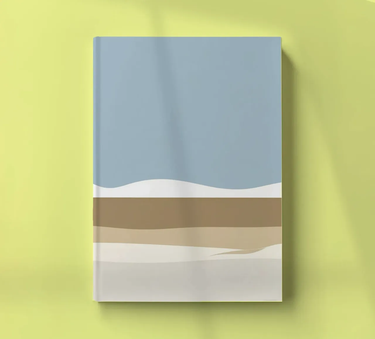 Simple horizontal line dividing composition notebook by LIFESTYLE OBJECTS