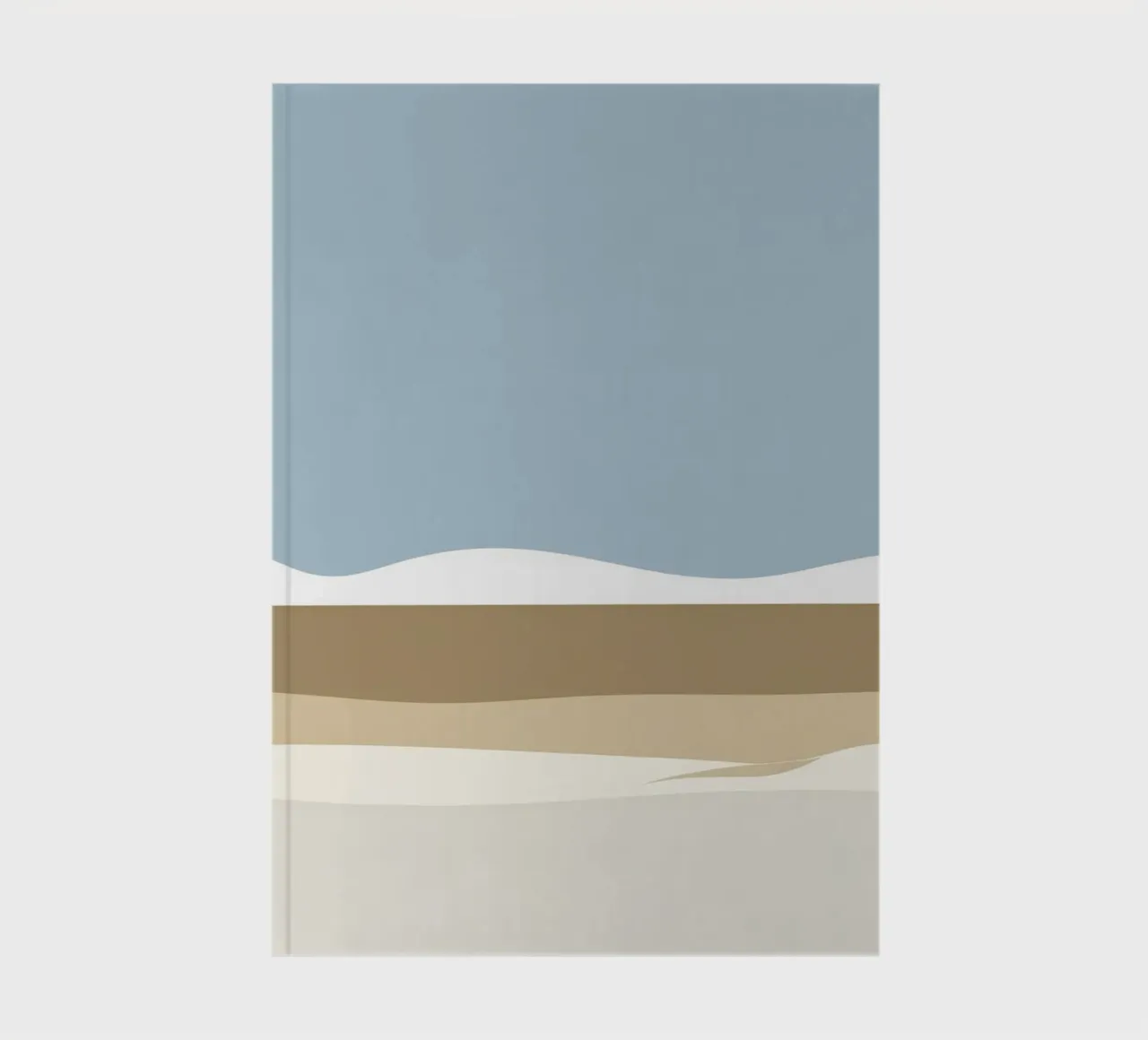 Simple horizontal line dividing composition notebook by LIFESTYLE OBJECTS