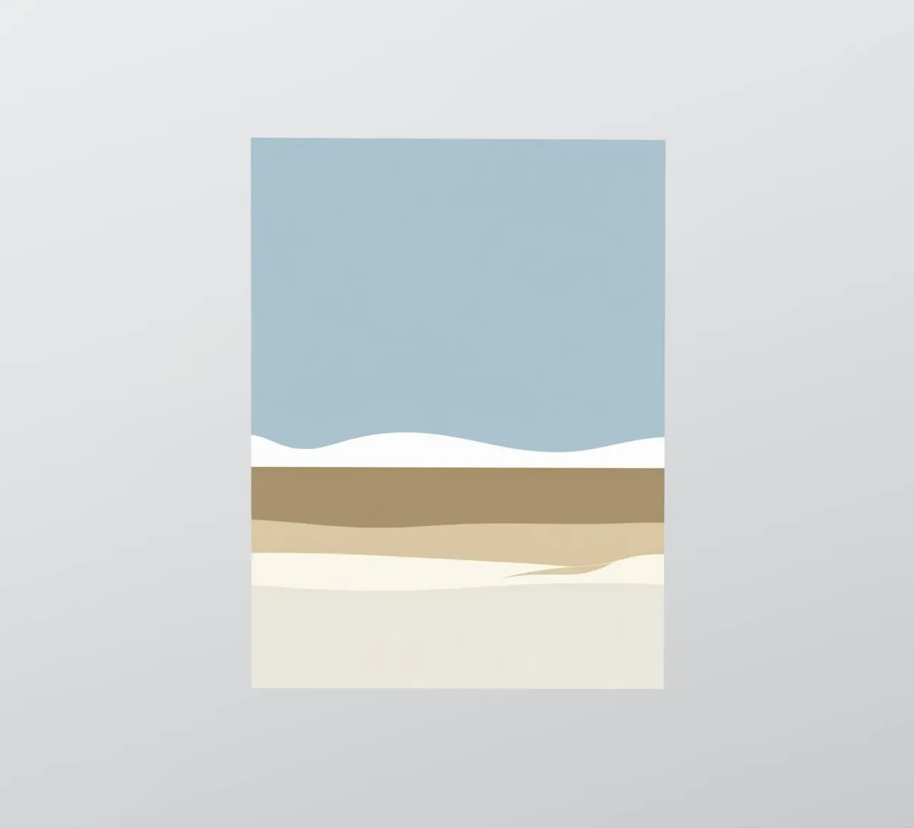 Simple horizontal line dividing composition sticker by LIFESTYLE OBJECTS