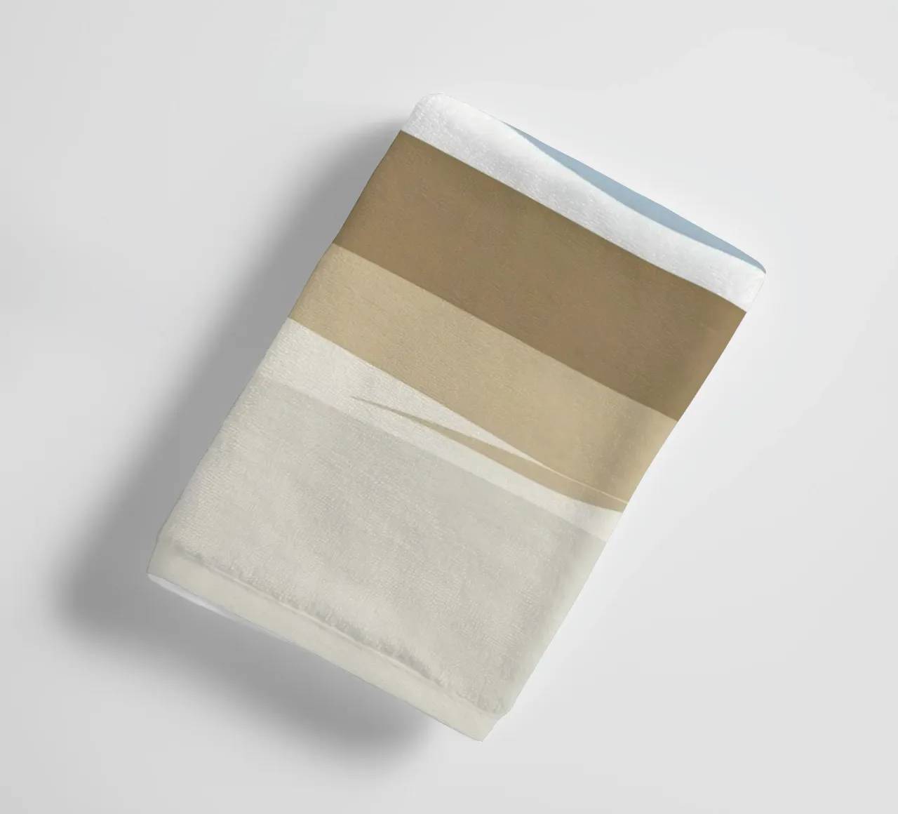 Simple horizontal line dividing composition towel by LIFESTYLE OBJECTS