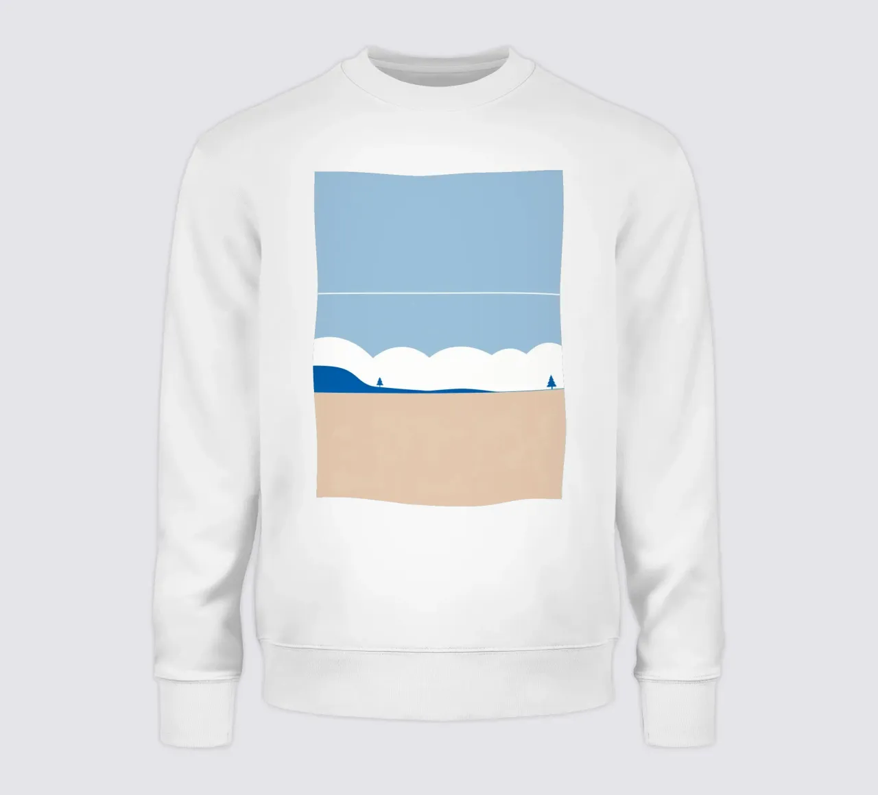 Semplice linea orizzontale che divide la composizione felpa da LIFESTYLE OBJECTS